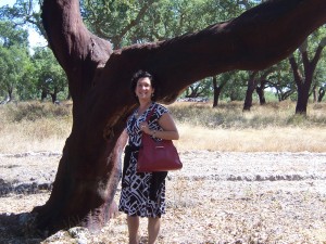 Yours truly in the Alentejo with a stand-in for Miquel